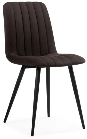 Стул Notta на металлокаркасе Дани коричневый / черный 560287