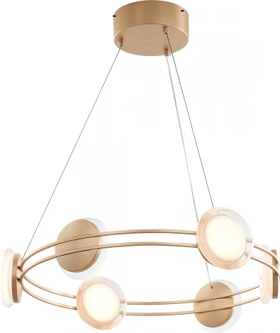 Подвесной светильник Favourite Yo-yo 4334-6P (LED, 220V, на тросе, круглые)