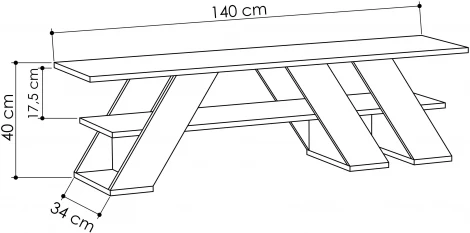 ТВ тумба LEVE FELLA TV STAND LEV00402
