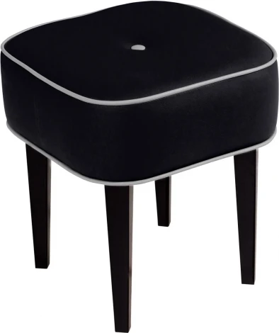 Табурет Handy SQ ОГОГО (арт.653378), (Ткань,Экокожа/Черный)