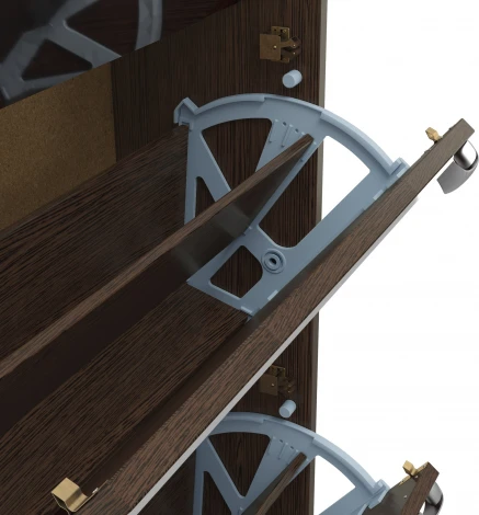 Обувница Leset Эдит 5S (ЛДСП,Зеркало) Leset арт.2500000205149