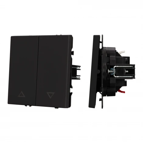 Механизм выключателя управления шторами SWT-NOBE-MKR2-SFPL-BK (230V, 10A) (Arlight) 054273