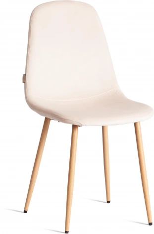 Стул BREEZE (mod. JSC-58) / 1 шт. в упаковке (Велюр,Металл  /Кремовый)