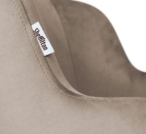 Стул полубарный Sheffilton SHT-ST39/S148-1 Латте/черный муар 4928100201