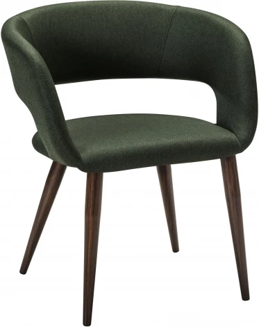 Кресло Hugs тёмно-зеленый/т.орех R-Home арт.410131133h_Dark_Green_т.орех