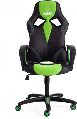 Кресло RUNNER Tetchair (Черный,Зеленый).