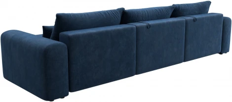 Диван угловой Лига-056 НПБ Лонг угол универсальный Лига Диванов (Велюр) арт.129175