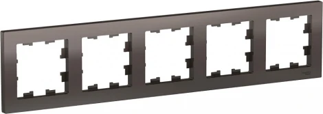 Рамка на 5 постов (мокко) Systeme Electric AtlasDesign ATN000605