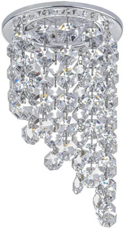 Встраиваемый светильник хрустальный Dio D'Arte Osimo Nickel GU10.5.14.8.214 N