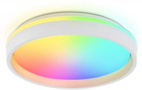 Потолочный светильник RGB круглый светодиодный с пультом Ambrella ORBITAL FZ601 (220V, круглые)