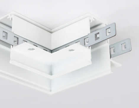 Коннектор угловой для встраиваемого магнитного шинопровода TRACK SYSTEM GL3352