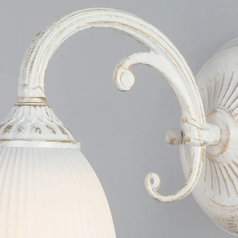 Бра Eurosvet Campina 60107/1 белый с золотом (220V)