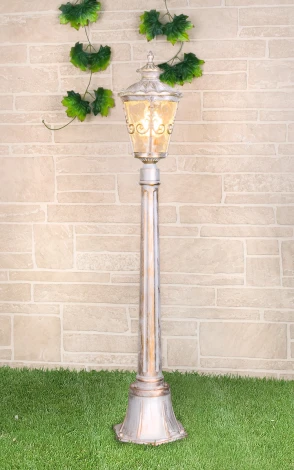 Наземный фонарь Elektrostandard Diadema F (GLYF-8046F) белое золото