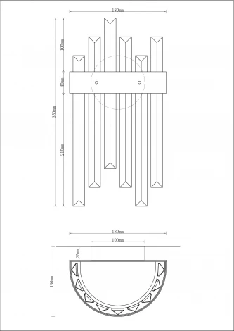 Настенный светильник Moderli Citro V9092-WL