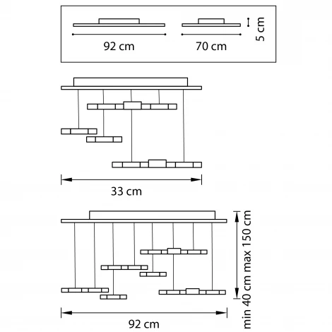 Подвесной светильник Lightstar Favo 750263 (LED, 220V, на тросе, IP40)