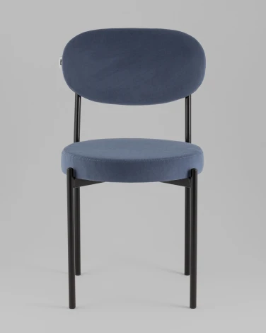 Стул Бриф Original N велюр пыльно-синий Stool Group УТ000042645