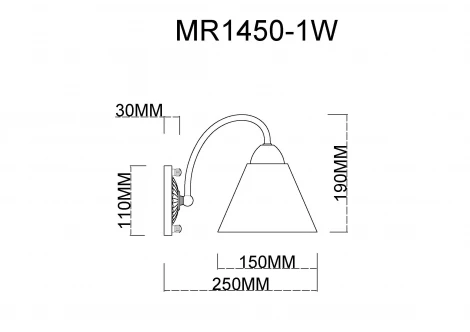 Бра MyFar Anna MR1450-1W (220V)
