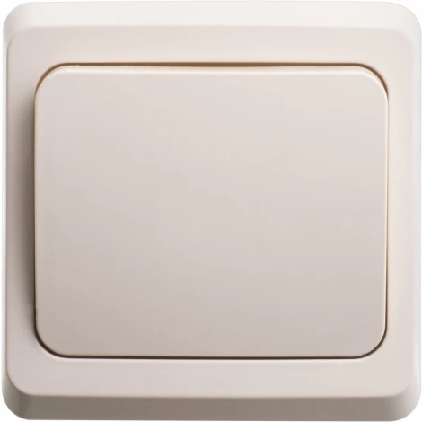 Выключатель встраиваемый одноклавишный (кремовый) Systeme Electric Этюд BC10-004K