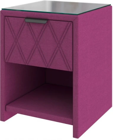 PROxSON Тумба Side (Ткань: Рогожка Savana Berry (фиолетовый)) 44x45
