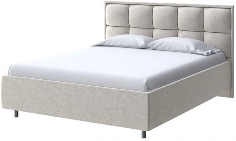 PROxSON Кровать Chessy без основания (Ткань: Велюр Gratta 1 Шампань) 200x190