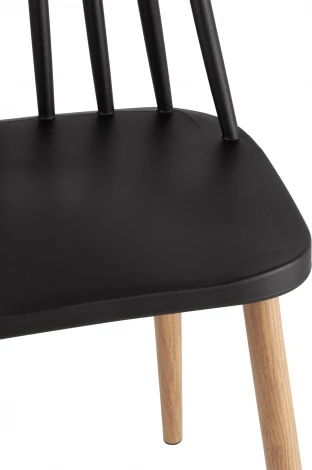 Стул Морган пластиковый черный 4 шт Stool Group (арт.УТ000037495)