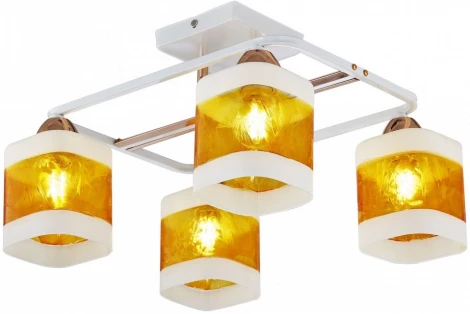 Потолочная люстра на штанге Arte Milano AMALFI 322008/4 WH+FG