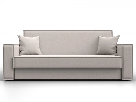 Диван-книжка Куба (ДСП,ЛДСП/Пластик/Замша/Бежевый) Лига Диванов 127462