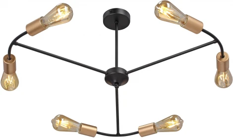 Потолочная люстра на штанге V3025-1/6PL Vitaluce (220V)