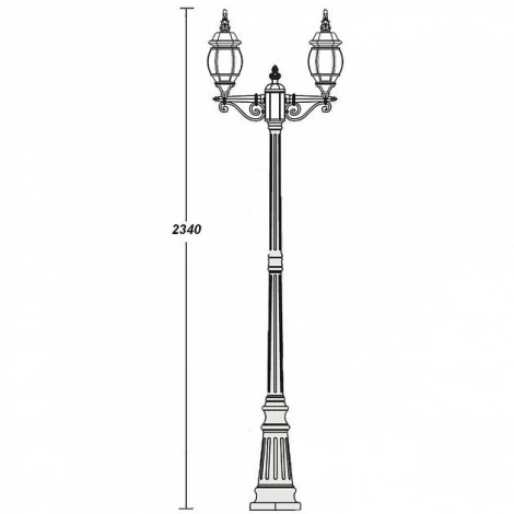 Наземный фонарь Oasis Light 83409S A Gb (220V, IP44)