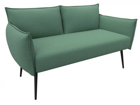 Диван прямой Лига-083 (Фанера/Металл/Рогожка/Зеленый) Лига Диванов 131065
