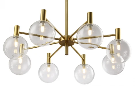 Потолочная люстра Crystal Lux Andres SP8 BRONZE/TRANSPARENTE