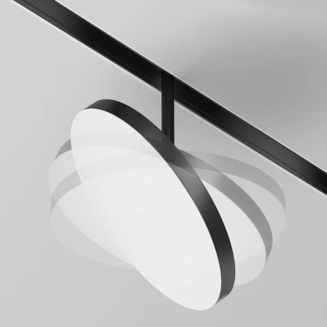Трековый светильник магнитный 48V Maytoni Plato TR131-2-15W4K-B (LED, круглые)