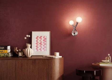 Бра шарики Maytoni Vortex MOD476WL-02PT