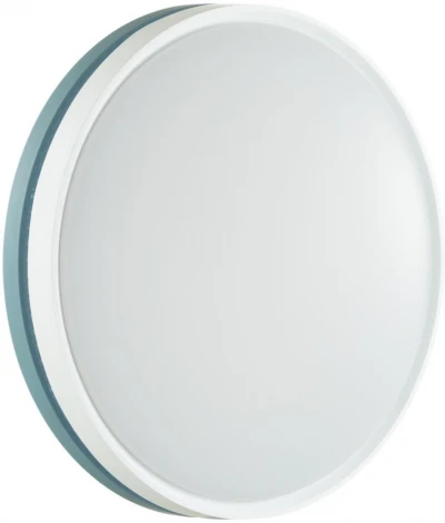 Настенно-потолочный светильник Sonex Nohava Blue 7669/EL пластик/голубой LED 70Вт 3000-6000К D500 IP43 пульт ДУ (220V, круглые)