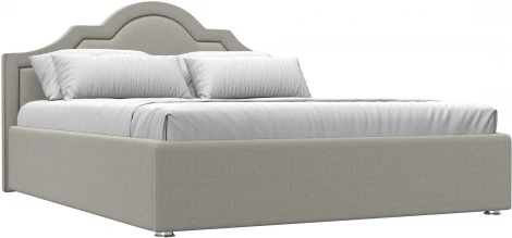 Кровать интерьерная Афина 160 (Бежевый/Рогожка) Лига Диванов арт.123043