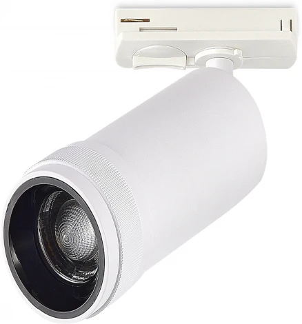 Трековый светильник однофазный ST Luce ST384.536.10 Белый LED 1*10W 220V (круглые)