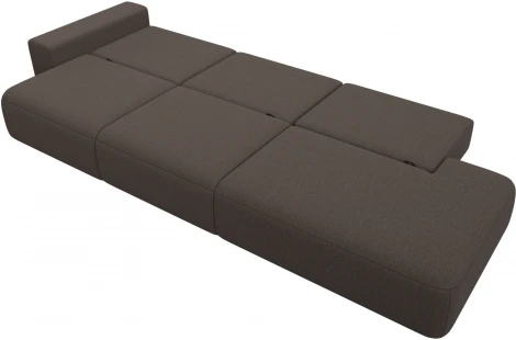 Диван прямой Лига-036 НПБ Модерн Лонг подлокотник слева Лига Диванов (Рогожка) арт.124211L