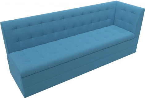 Диван кухонный Бриз с углом справа (Голубой/Рогожка) Лига Диванов арт.123176