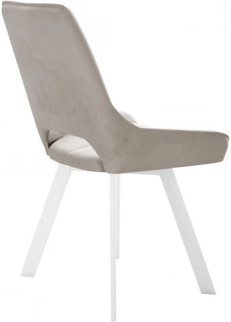 Стул 268 Z128 бежевый, ножки белые Dikline 00-00062322