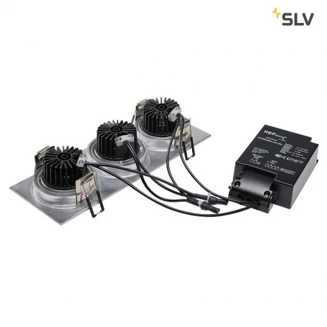 Встраиваемый точечный светильник Slv New Tria 114206