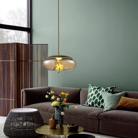 Подвесной светильник Lumien Hall Avila LH4110/1PD-GD-AM