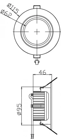 Встраиваемый точечный светильник Deko-Light COB 565309 (LED, 24V, круглые)