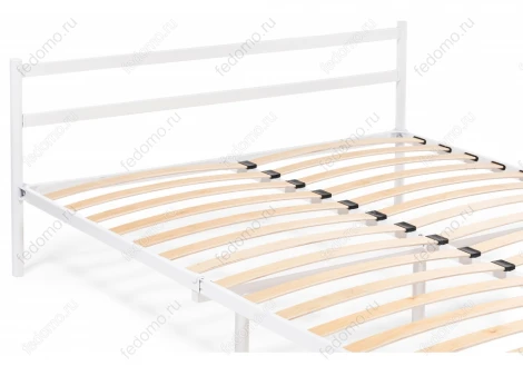 Полутораспальная кровать Woodville Фади 120х200 белая 491585