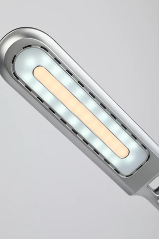 Офисная настольная лампа светодиодная на струбцине с регулировкой цветовой температуры и яркости ЭРА NLED-497-12W-BK (220V, сенсорный выключатель)