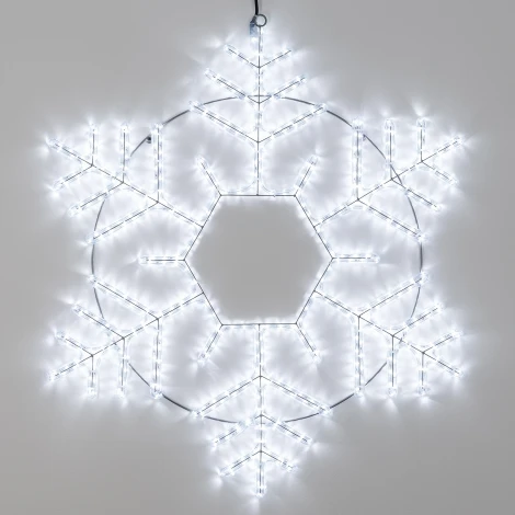 Фигура ARD-SNOWFLAKE-M10-1000x900-576LED White (230V, 35W) (IP65)