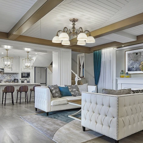 Потолочная люстра на штанге Arte Milano AM346410 346410/6 AB (220V)