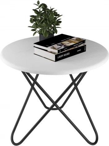 Стол журнальный BeautyStyle 20 белый/черный от фабрики Mebelik