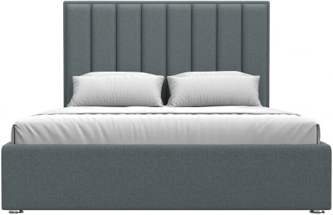 Кровать интерьерная Афродита 160 (Серый/Рогожка) Лига Диванов арт.123054