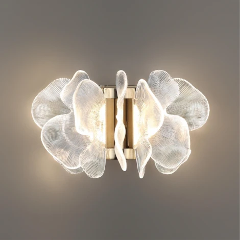 Настенный светильник Odeon Light Siama 5089/25WL под латунь/прозрачный/акрил LED 25W 3500K (220V)