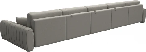 Диван П-образный Лига-057 НПБ МегаЛонг Лига Диванов (Рогожка) арт.129350